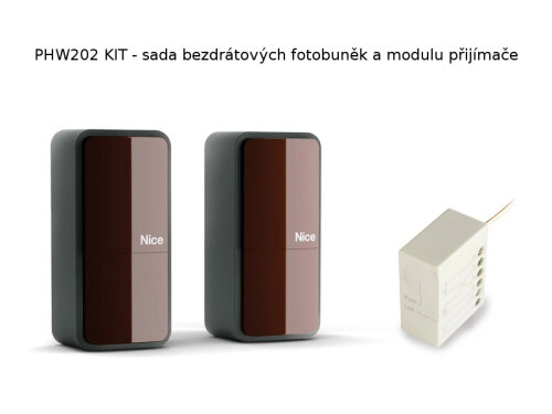 PHW202 Kit - sada bezdrátových fotobuněk a přijímacího modulu